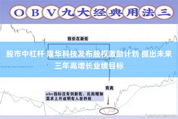 股市中杠杆 隆华科技发布股权激励计划 提出未来三年高增长业绩目标