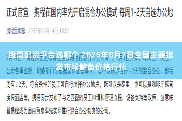股票配资平台选哪个 2025年8月7日全国主要批发市场鲈鱼价格行情